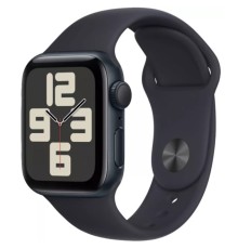 Apple Watch SE 2023 40 мм (алюминиевый корпус, полуночный/полуночный, спортивный силиконовый ремешок)