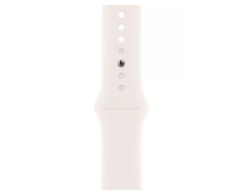 Apple Watch Series 11 42 мм (алюминиевый корпус, розовое золото/легкие румяна, спортивный силиконовый ремешок M/L)