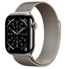Apple Watch Series 11 LTE 42 мм (титановый корпус, природный/природный, миланская петля)