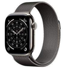 Apple Watch Series 11 LTE 42 мм (титановый корпус, природный/сланец, миланская петля)