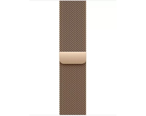 Apple Watch Series 11 LTE 42 мм (титановый корпус, золотистый/золотистый, миланская петля)