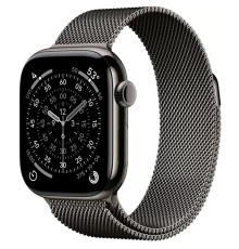 Apple Watch Series 11 LTE 42 мм (титановый корпус, сланец/сланец, миланская петля)